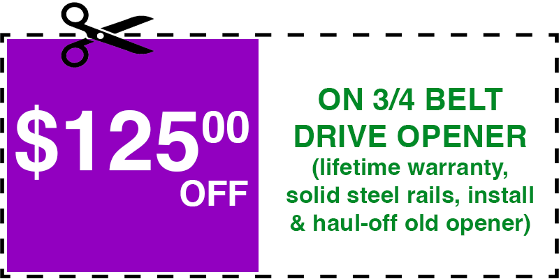 125 off garage door opener Richmond Hill