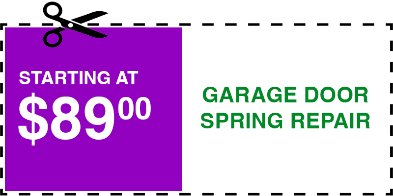 89 garage door SPRING repair Richmond Hill